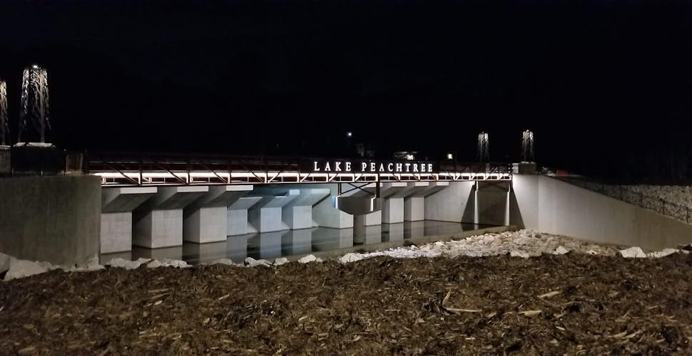Lake Peachtree Spillway