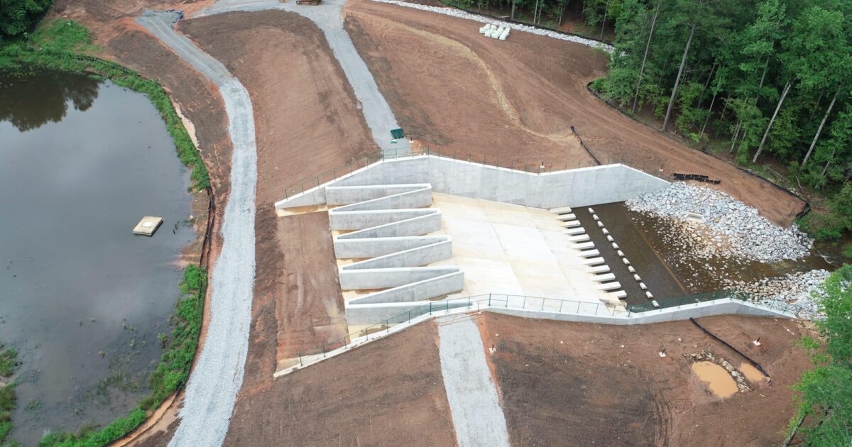 Palmetto Creek Dam North Concrete